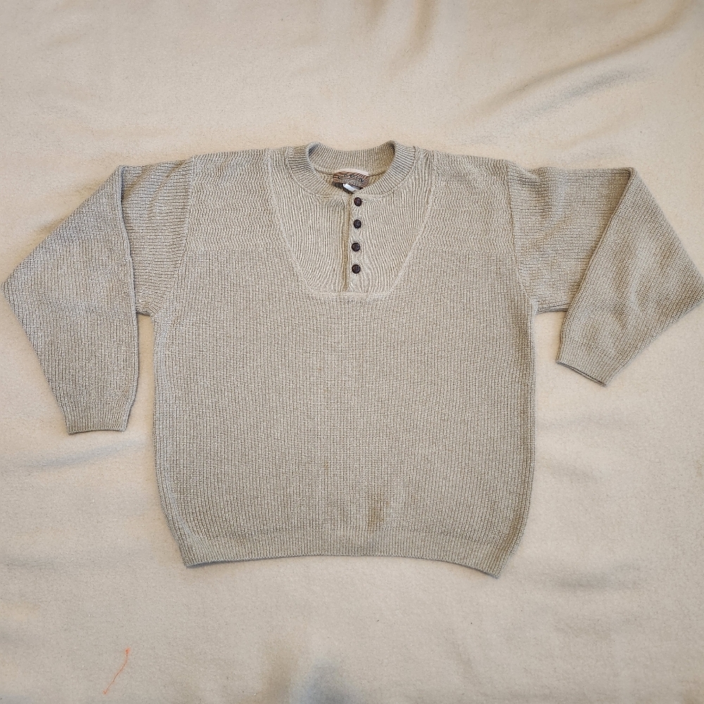 Vintage Men's Gray Sweater